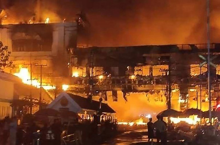 Grand Diamond City Casino, Камбоджа, казино, пожар