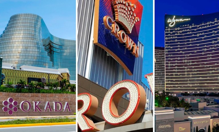 Las Vegas Sands, Wynn Resorts, Okada Manila, Crown Resorts