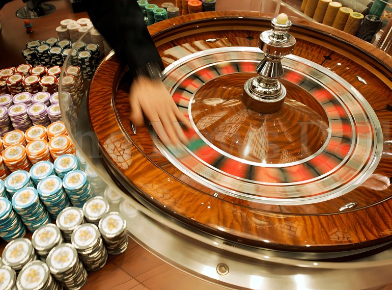 playing roulette
