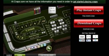 Craps casino: Казино не работает