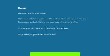 Yeti casino: 