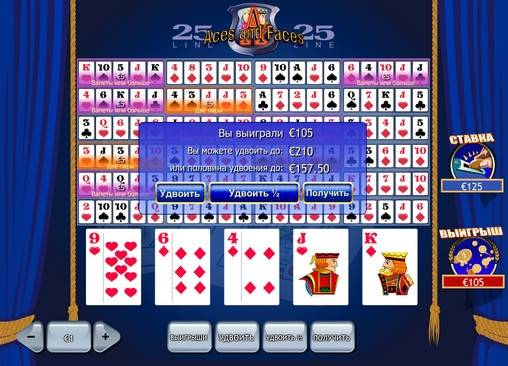 Видео-пекер 25 Line Aces and Faces