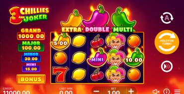 3 Chillies and Joker: Hold and Win: Игровой автомат