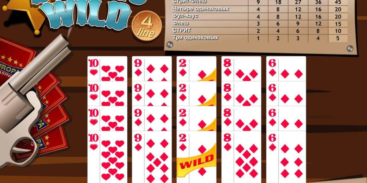 Видео-пекер 4 Line Deuces Wild