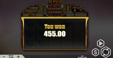 777 Jackpot Diamond Hold and Win: Выигрыши