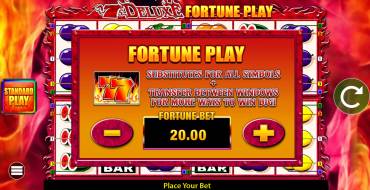 7's Deluxe Fortune Spins: Уникальные функции