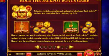 9 Coins: 1000 Edition: Бонусные игры
