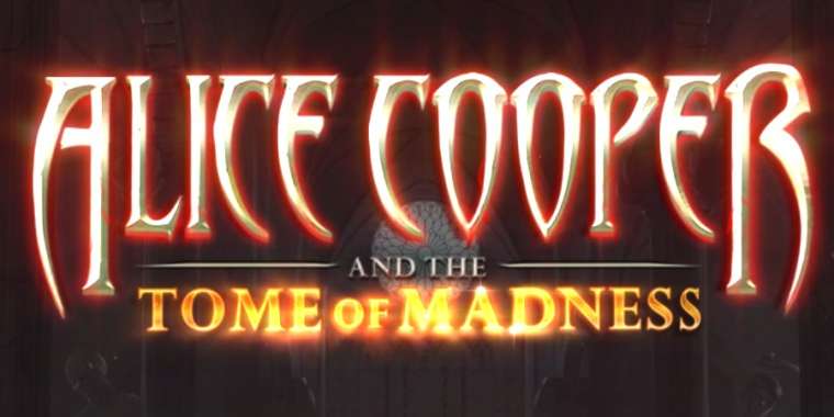 Видео покер Alice Cooper and the Tome of Madness демо-игра