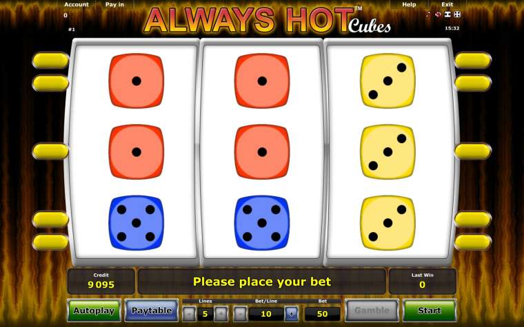 Видео покер Always Hot Cubes демо-игра