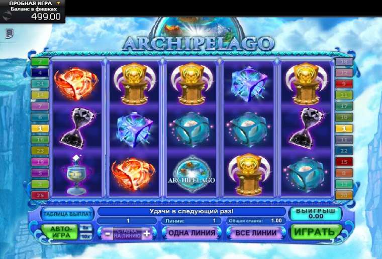Видео покер Archipelago демо-игра