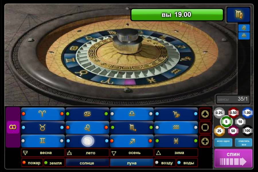 Рулетка Astro Roulette