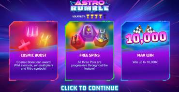 Astro Rumble: Уникальные функции