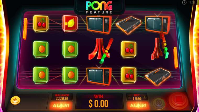 Видео покер Atari Pong демо-игра