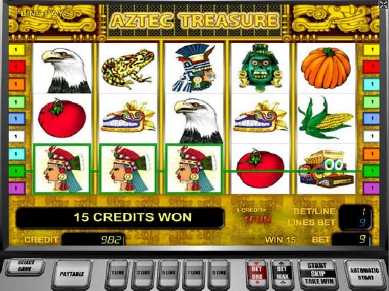 Онлайн слот Aztec Treasure играть