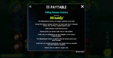 Banana Drop: Бонусы