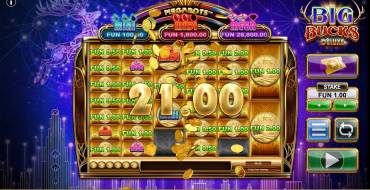 Big Bucks Deluxe: Выигрыши