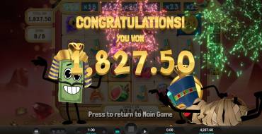 Bill & Coin 2 Mummy Mischief: Выигрыши