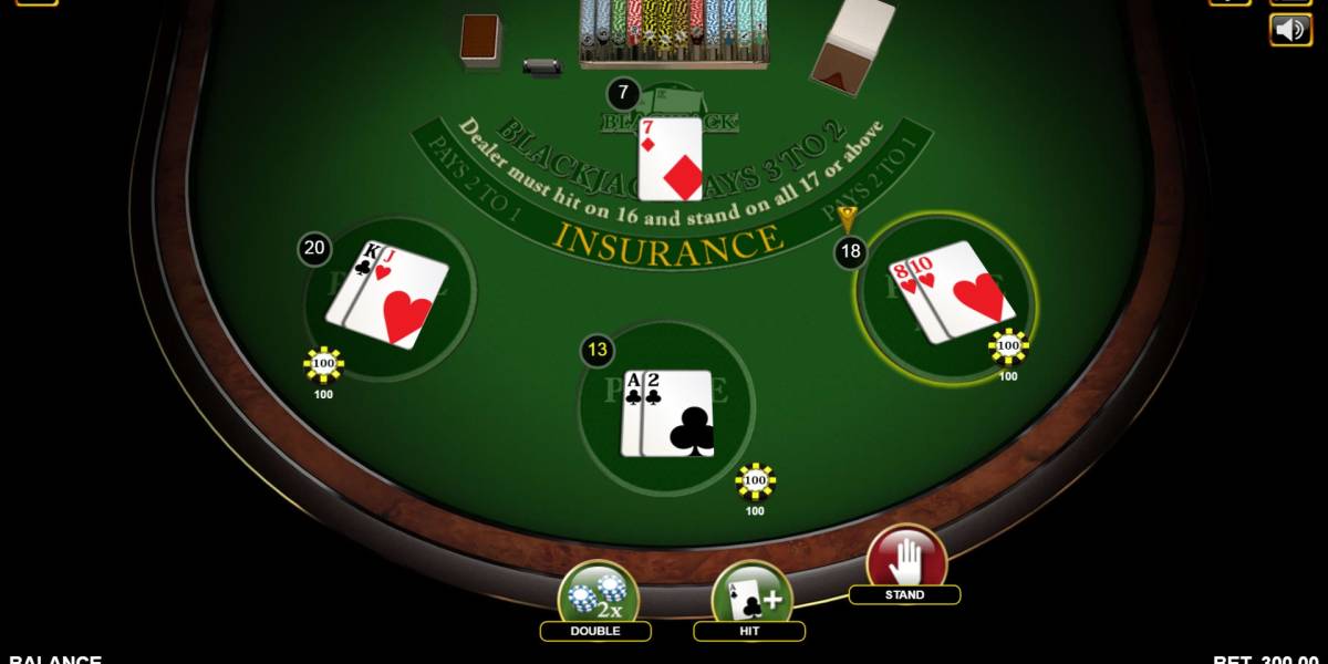 Блэкджек Blackjack 3 Hand