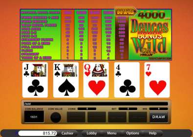 Bonus Deuces Wild Poker бесплатно играть