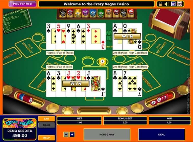 Видео покер Bonus Pai Gow Poker демо-игра