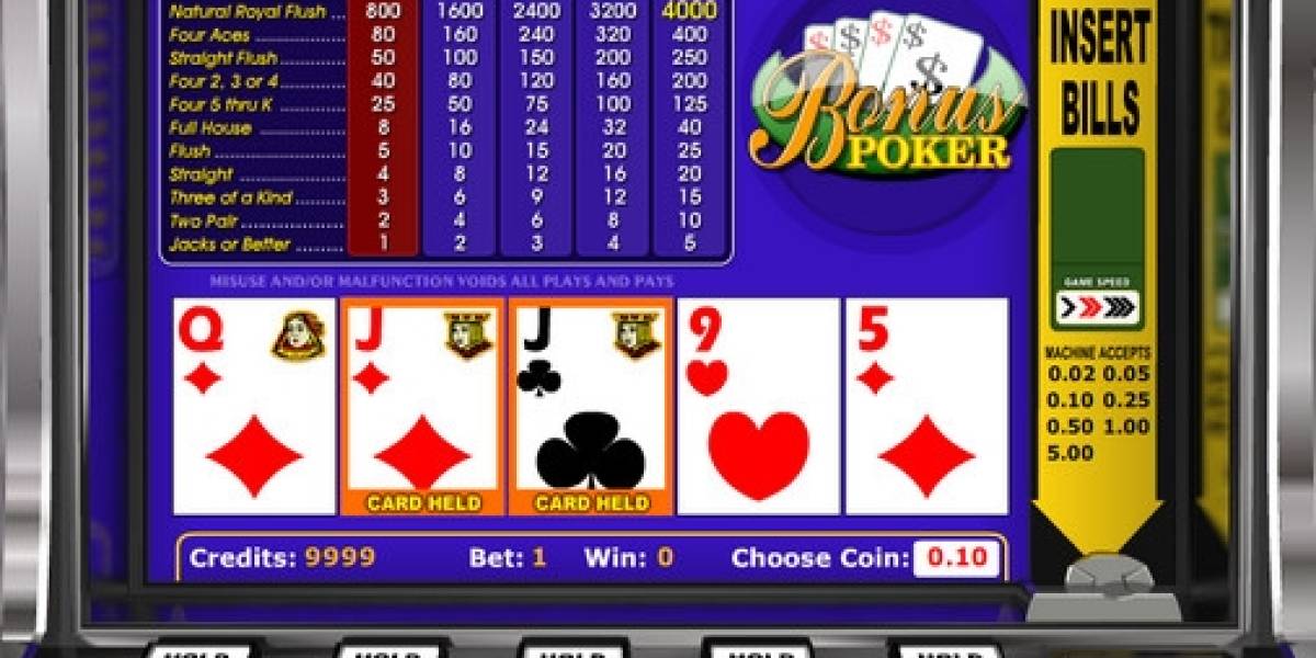 Видео-пекер Bonus Poker