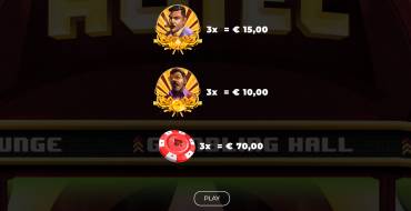 Boss Vegas V2: Таблица выплат