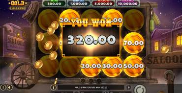 Bullions of Gold: Выигрыши
