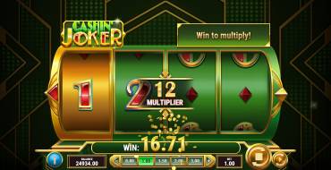Cashin' Joker: Выигрыши
