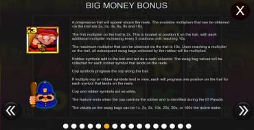 Cops 'n' Robbers Big Money: Бонусные игры