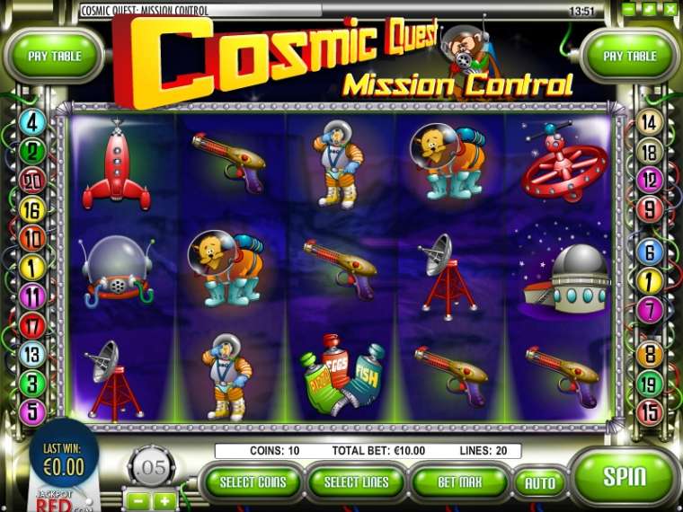 Видео покер Cosmic Quest: Mission Control демо-игра