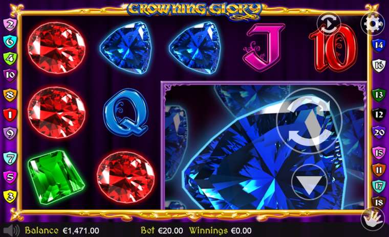 Видео покер Crowning Glory демо-игра
