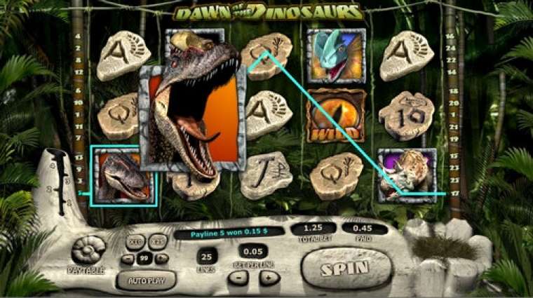 Видео покер Dawn of the Dinosaurs  демо-игра