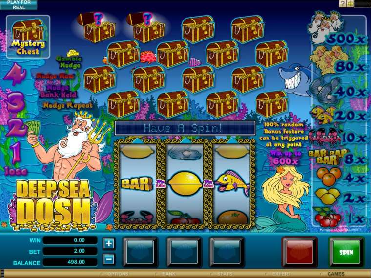 Видео покер Deep Sea Dosh демо-игра