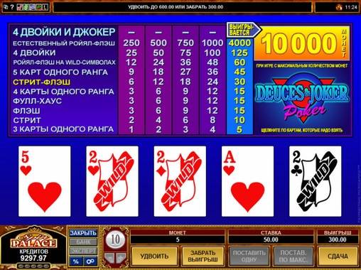 Видео-пекер Deuces and Joker