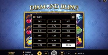 Diamond Bling: Уникальные функции