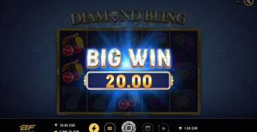 Diamond Bling: Выигрыши