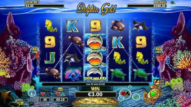Видео покер Dolphin Gold демо-игра