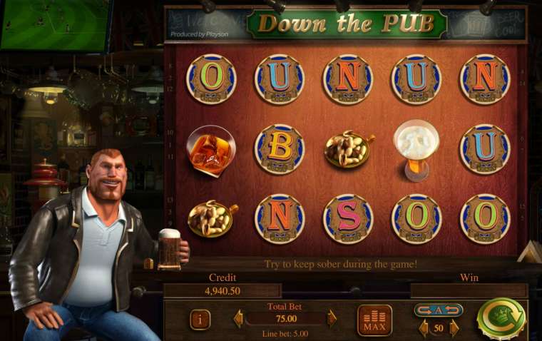 Видео покер Down the Pub демо-игра