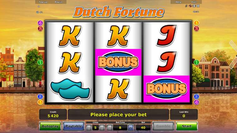 Онлайн слот Dutch Fortune играть