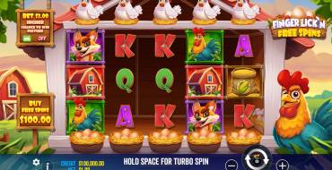 Finger Lick’n Free Spins: Игровой автомат
