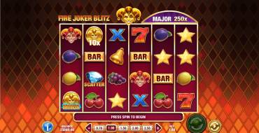 Fire Joker Blitz: Игровой автомат
