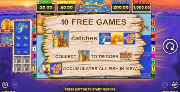 Fishin' Frenzy The Big Catch 3: Фриспины