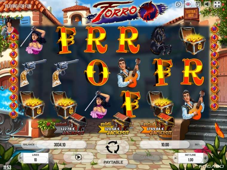 Видео покер Forro демо-игра