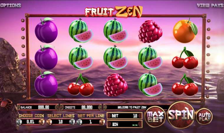 Онлайн слот Fruit Zen играть