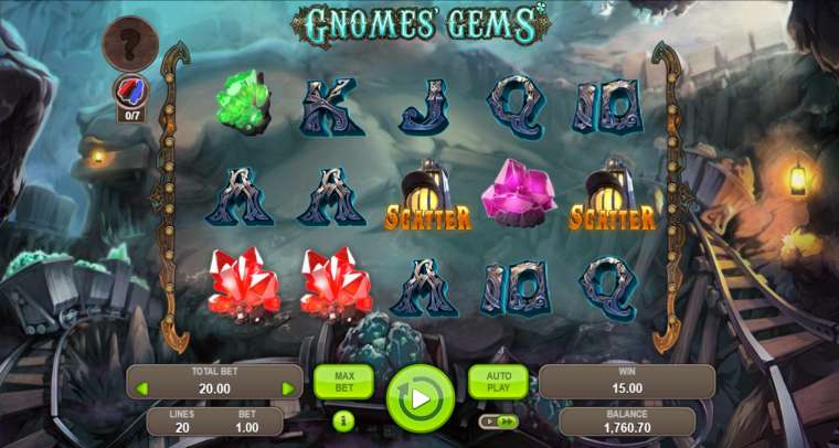 Видео покер Gnomes’ Gems демо-игра