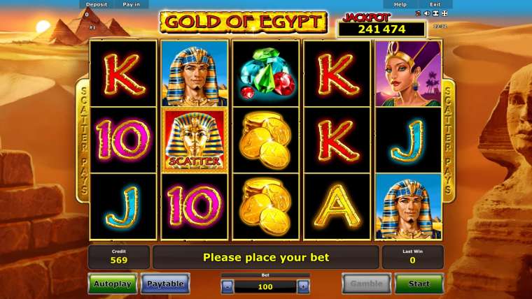 Онлайн игра Gold of Egypt