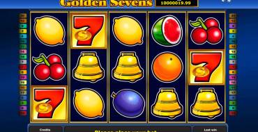 Golden Sevens: Игровой автомат