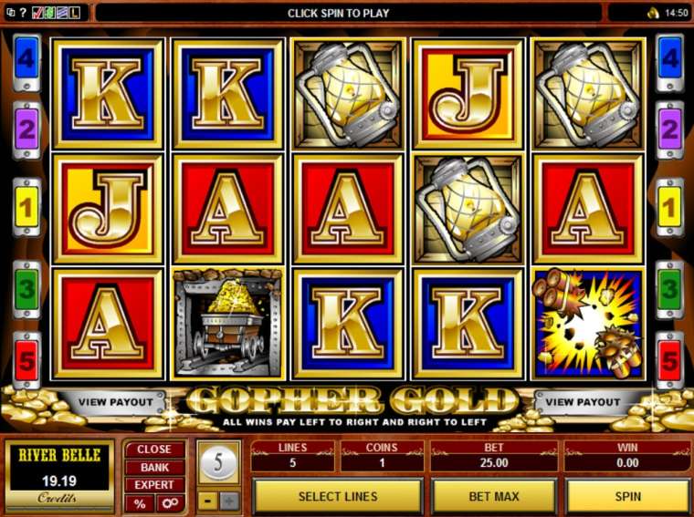 Видео покер Gopher Gold демо-игра