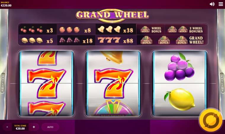 Видео покер Grand Wheel демо-игра