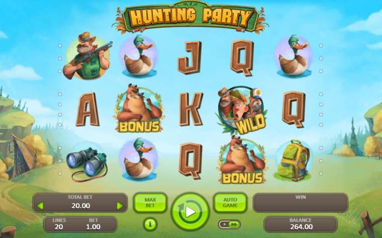 Видео покер Hunting Party демо-игра